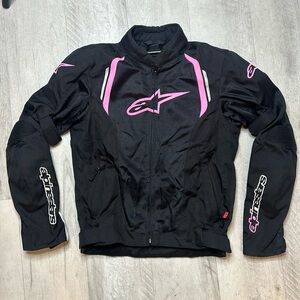 Women’s Alpinestars AST Air Outer Shell Textile Motorcycle Jacket Size Small